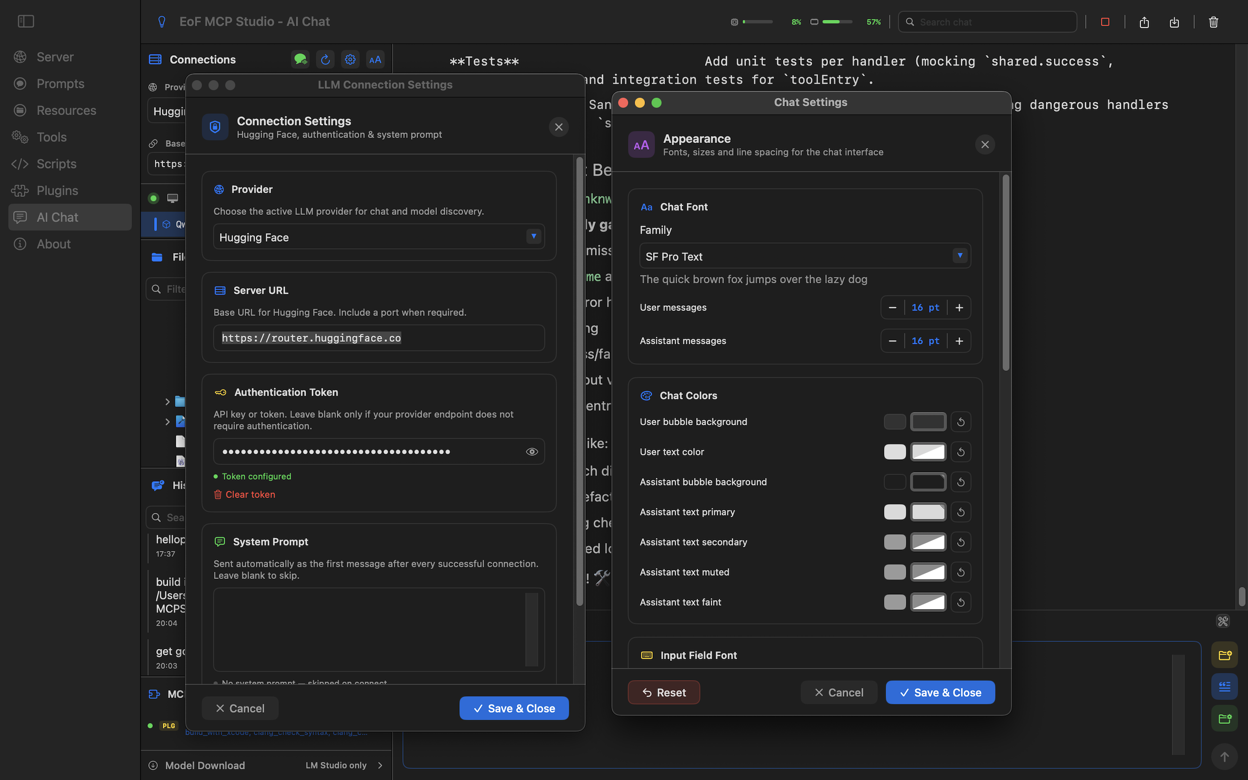 EoF MCP Studio - Tool Configuration