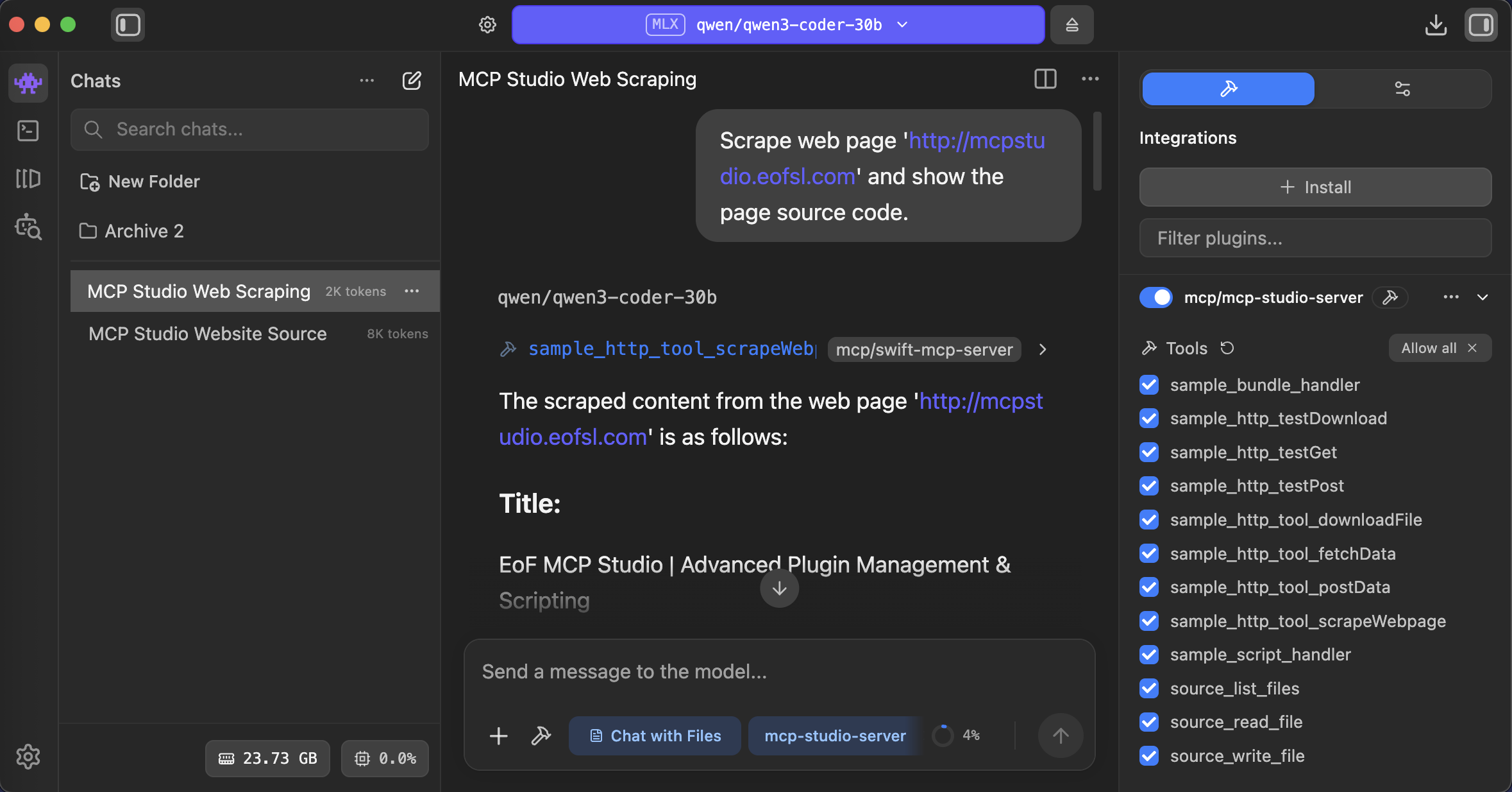 EoF MCP Studio - Secure Resource Access
